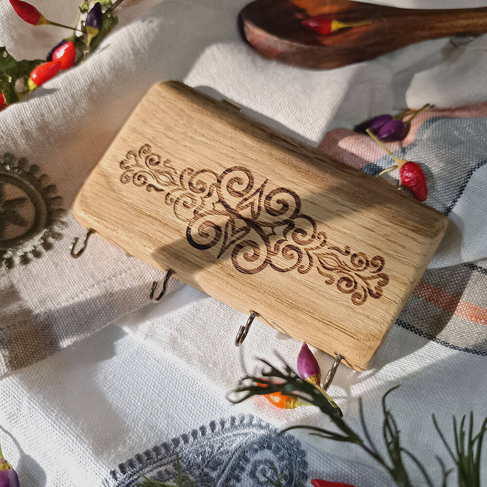 Oak Wall Hanger Hook